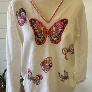 Vintage 70’s Butterfly Top